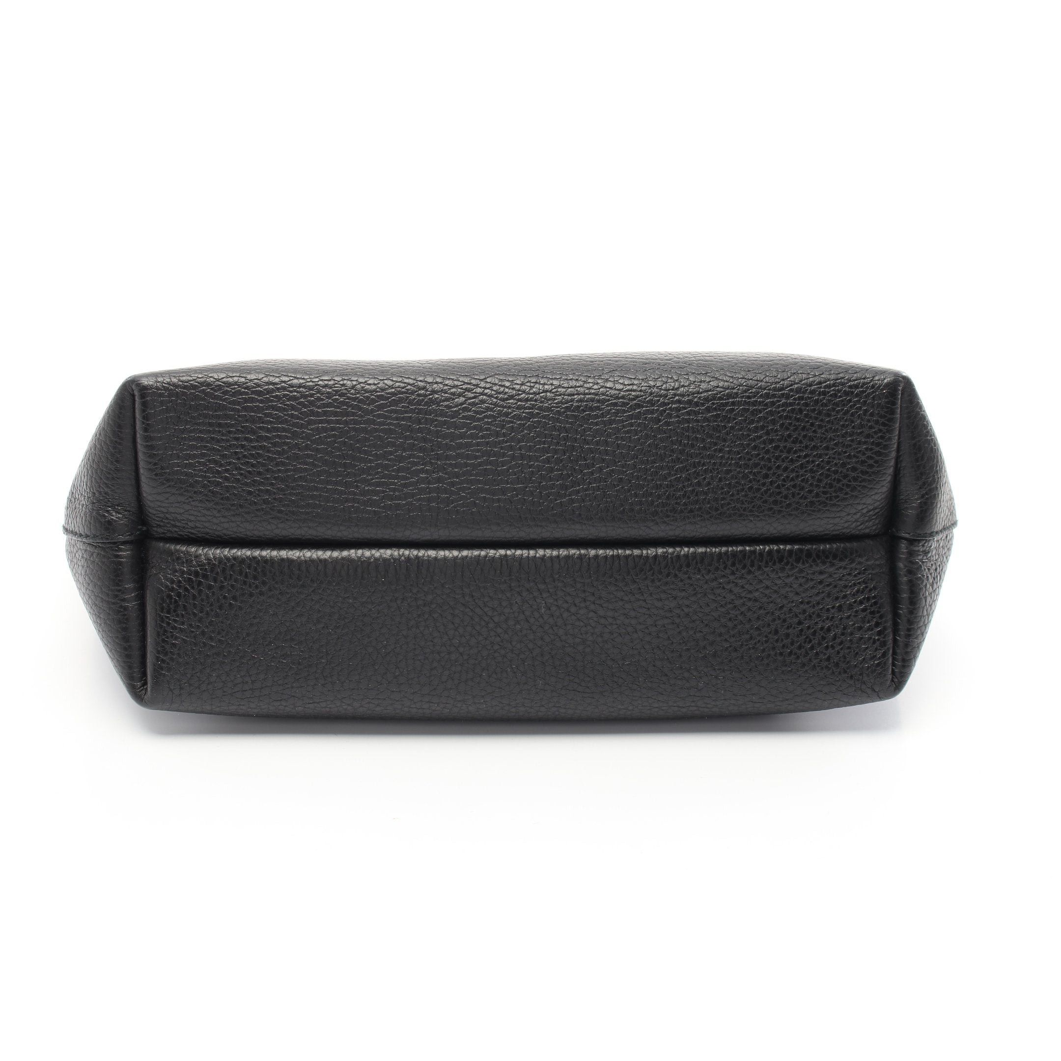 Salvatore Ferragamo Salvatore Ferragamo Double Gancini Handbag Tote Bag Leather Black Size ONE SIZE - 9 Thumbnail