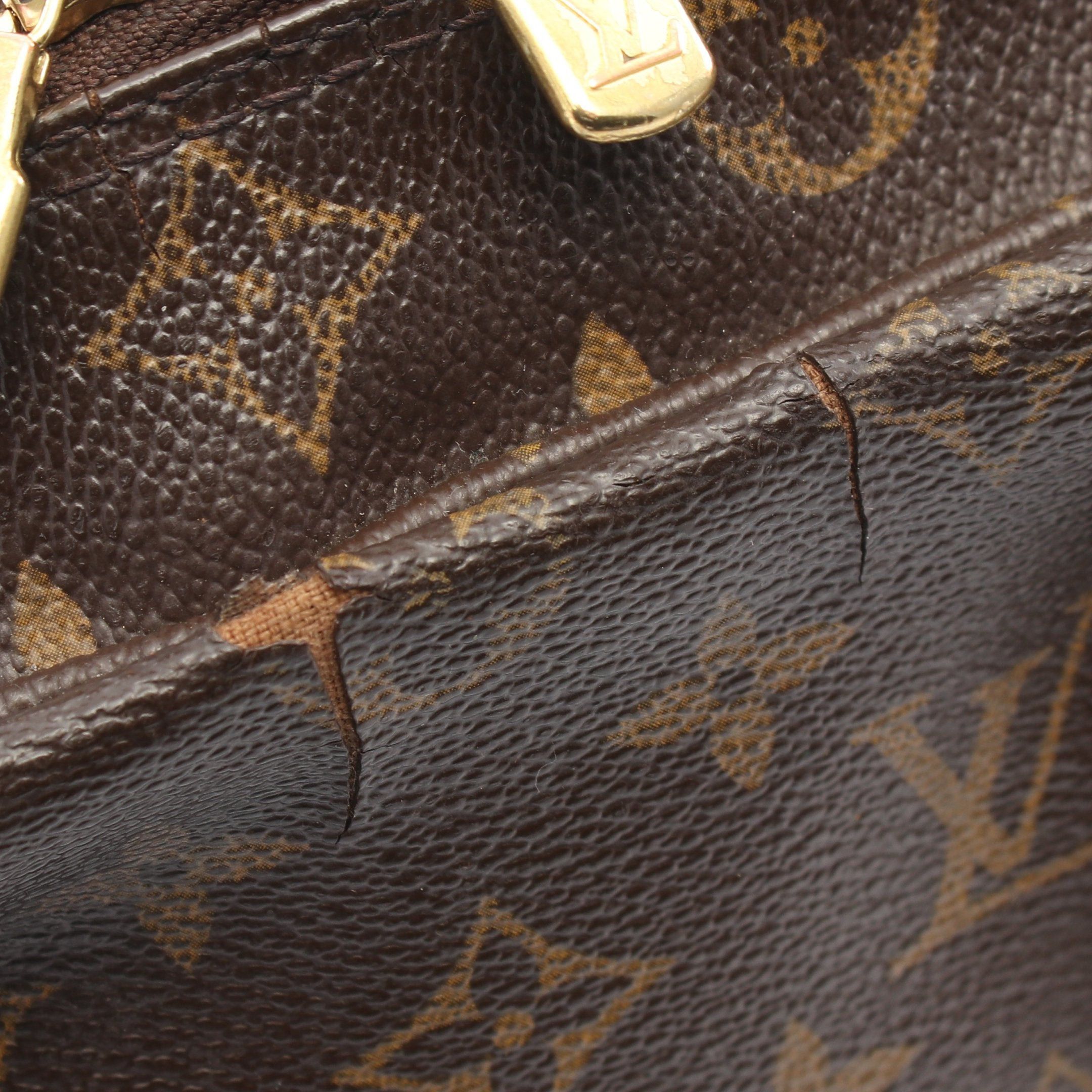 Louis Vuitton Louis Vuitton Sack Bosforo Monogram Handbag Leather Brown Size ONE SIZE - 6 Thumbnail