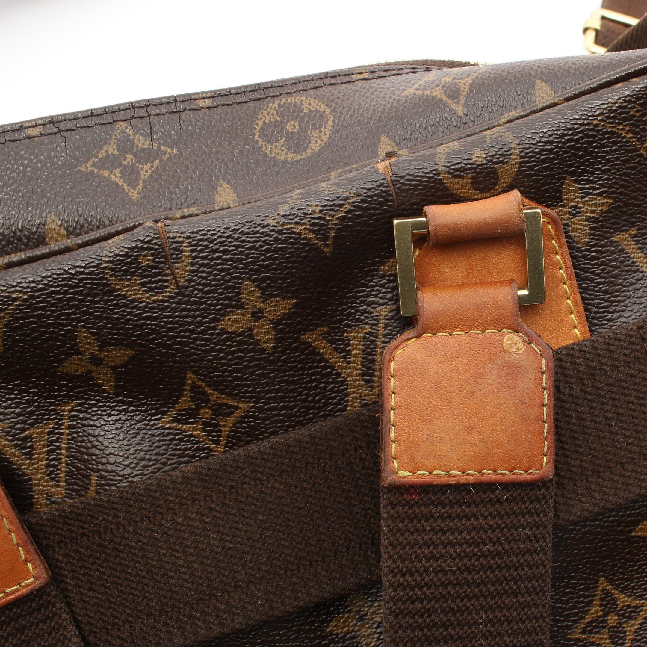 Louis Vuitton Louis Vuitton Sack Bosforo Monogram Handbag Leather Brown Size ONE SIZE - 8 Thumbnail