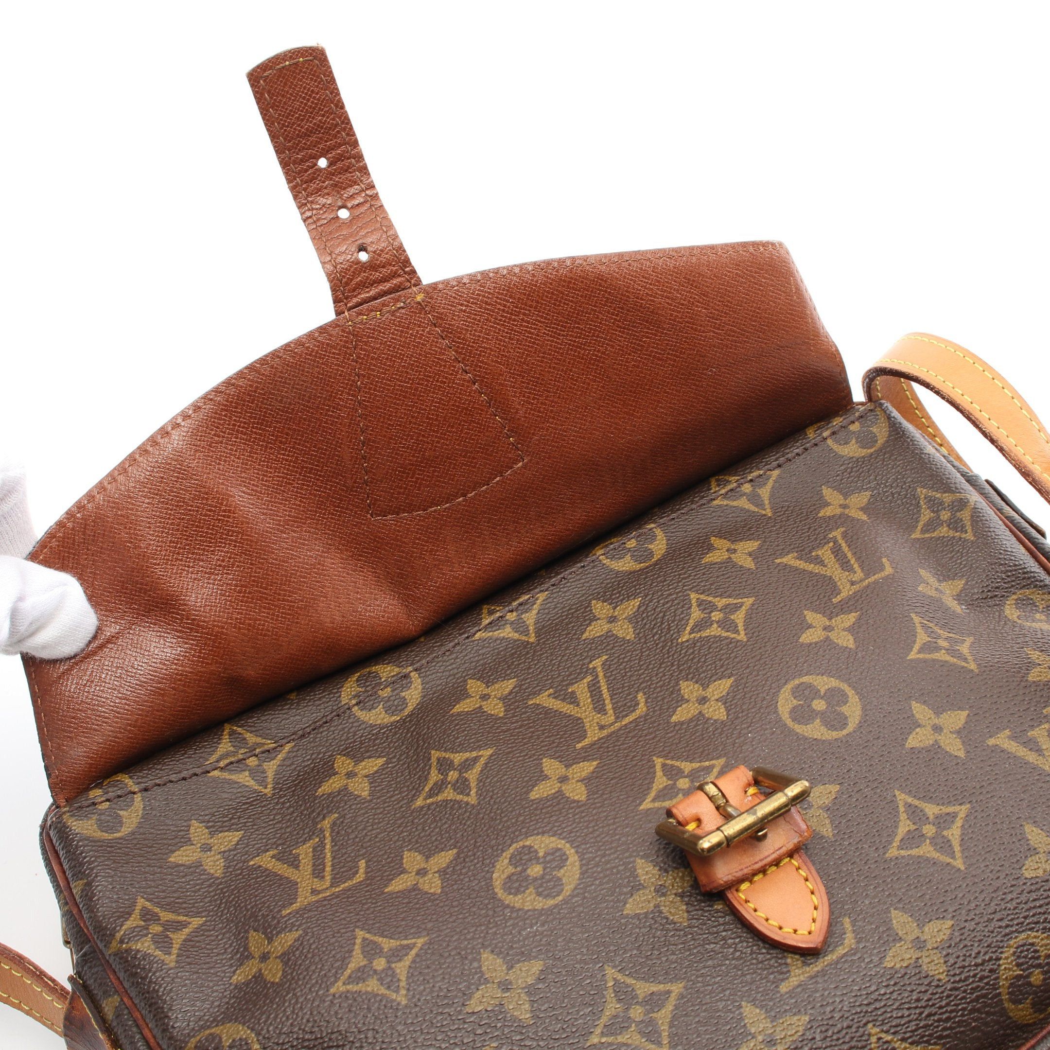 Louis Vuitton Louis Vuitton Genefille Gm Monogram Shoulder Bag Leather Brown Size ONE SIZE - 12 Thumbnail