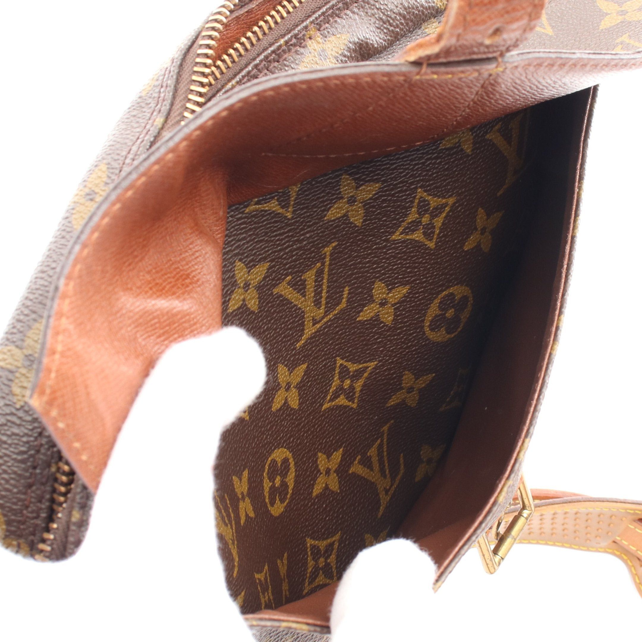 Louis Vuitton Louis Vuitton Genefille Gm Monogram Shoulder Bag Leather Brown Size ONE SIZE - 6 Thumbnail