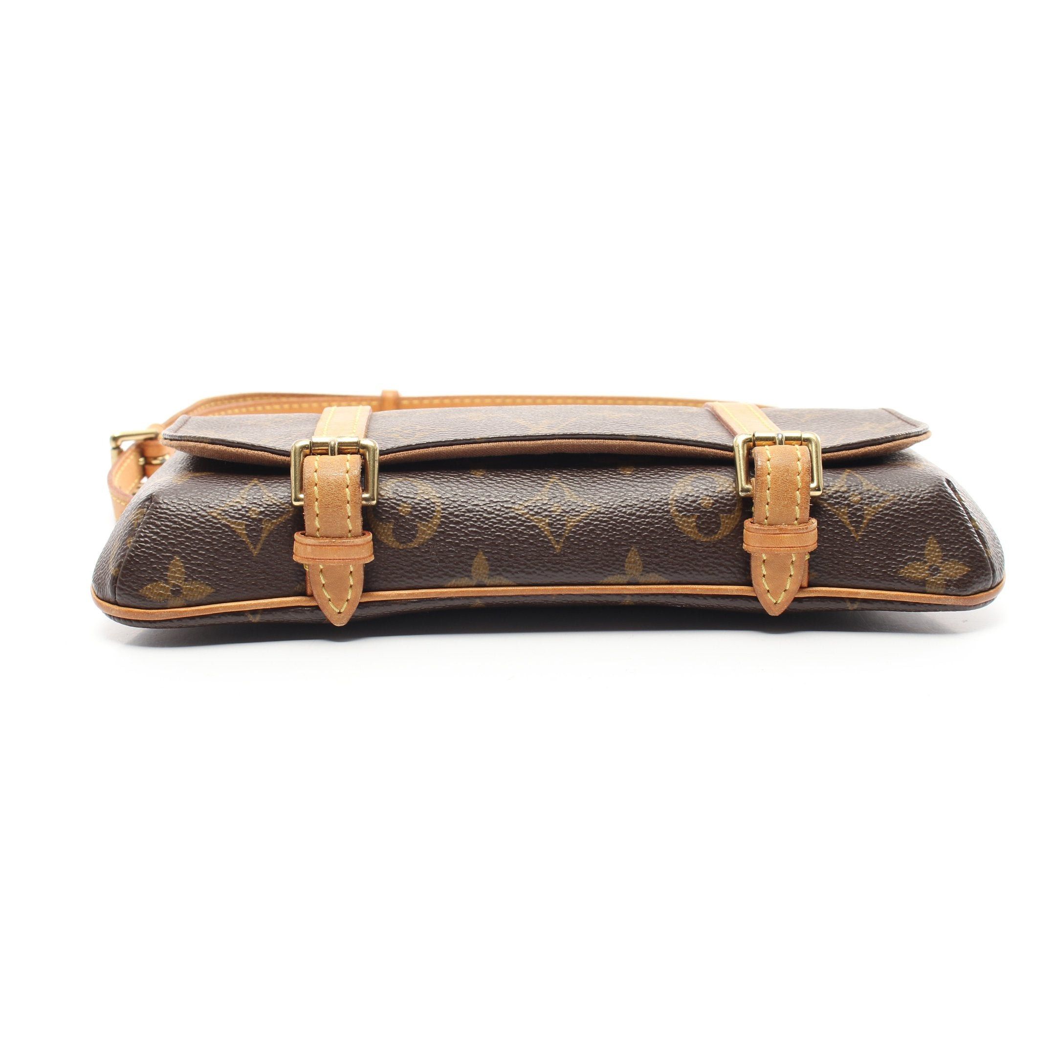 Louis Vuitton Louis Vuitton Pochette Murrell Monogram Body Bag Waist Leather Brown Size ONE SIZE - 11 Thumbnail