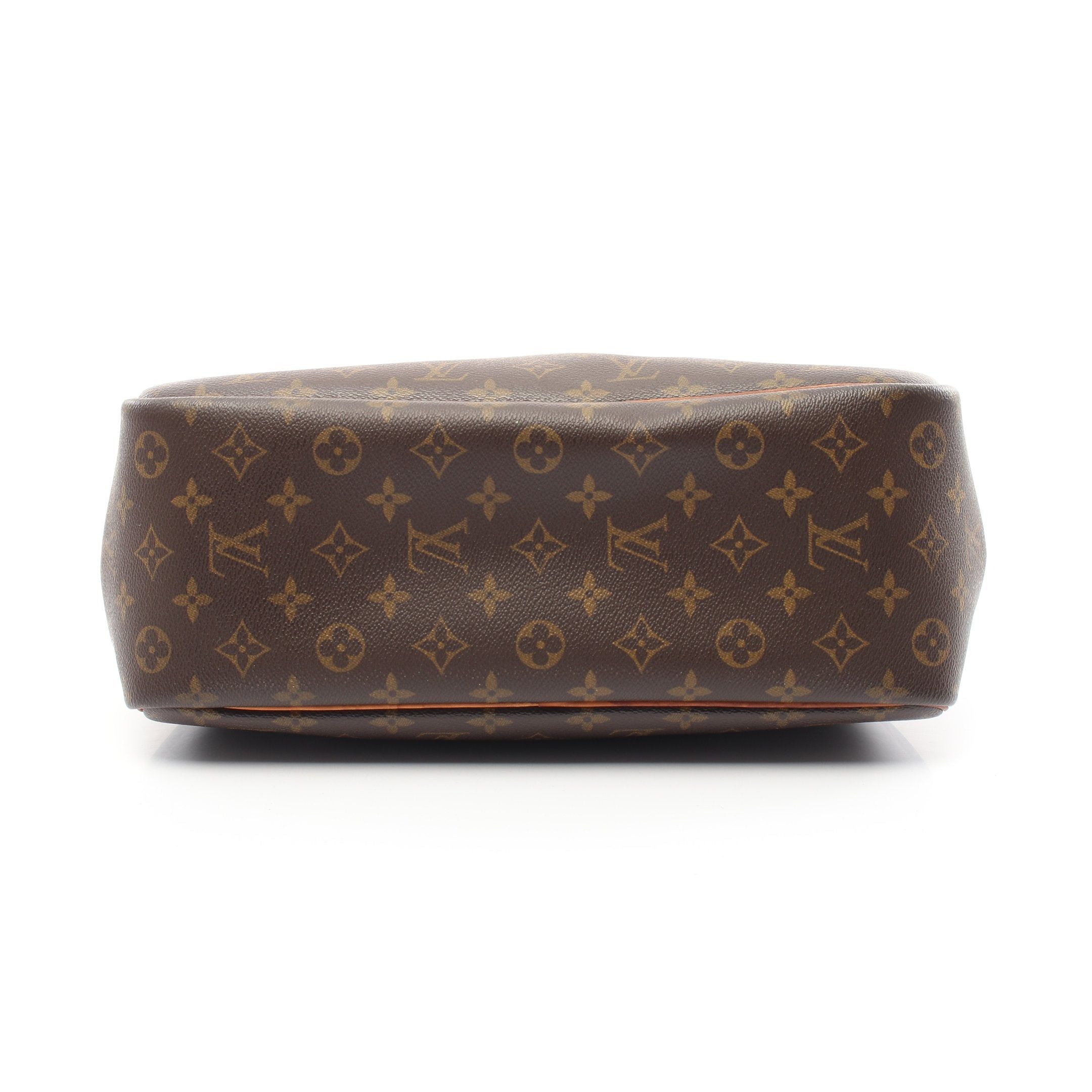 Louis Vuitton Louis Vuitton Deauville Bowling Vanity Monogram Handbag Leather Brown Size ONE SIZE - 12 Thumbnail