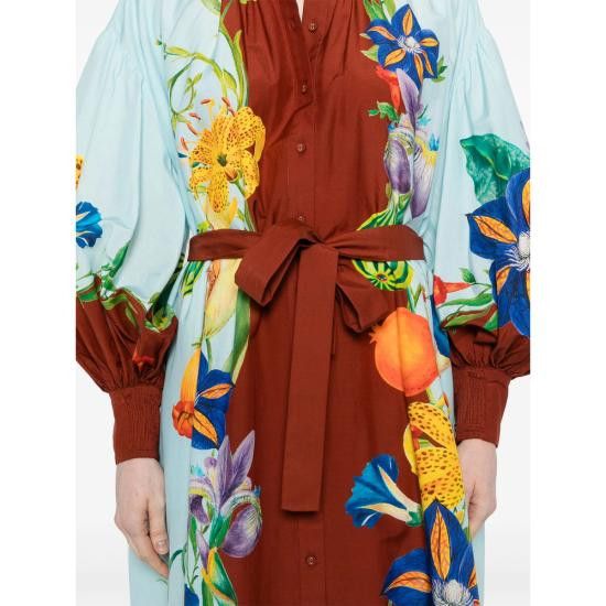 ALEMAIS ALEMAIS Women Dresses 4353D MULTI BLUE Size S / US 4 / IT 40 - 2 Thumbnail