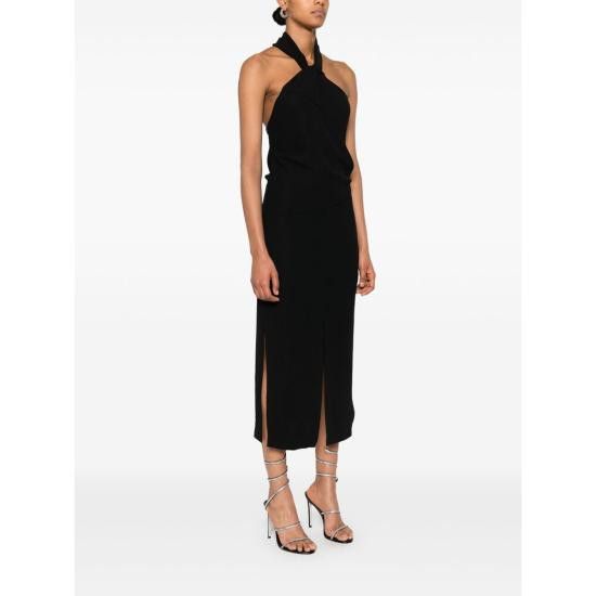 Iro IRO Women Dresses BARANA WP33 BLA01 BLACK Size XS / US 0-2 / IT 36-38 - 3 Thumbnail