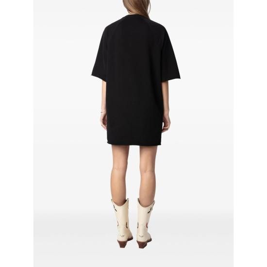 Zadig & Voltaire ZADIG & VOLTAIRE Women Dresses JWDR01073 BLACK Size XS / US 0-2 / IT 36-38 - 2 Thumbnail
