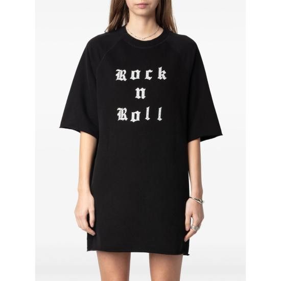 Zadig & Voltaire ZADIG & VOLTAIRE Women Dresses JWDR01073 BLACK Size XS / US 0-2 / IT 36-38 - 4 Thumbnail