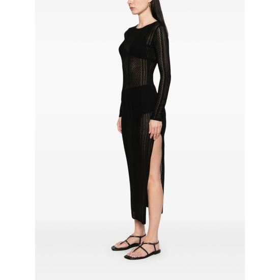 Marella MARELLA Women Dresses 065 NUZIALE 003 BLACK Size S / US 4 / IT 40 - 5 Thumbnail