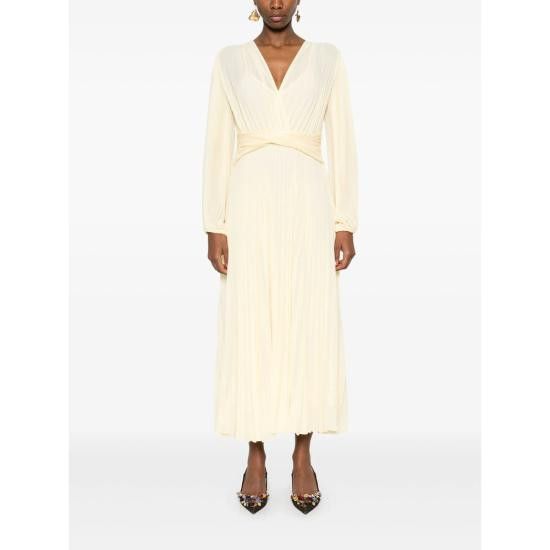 TWINSET TWINSET Women Dresses 251TP2330 12143 YELLOW Size M / US 6-8 / IT 42-44 - 5 Thumbnail