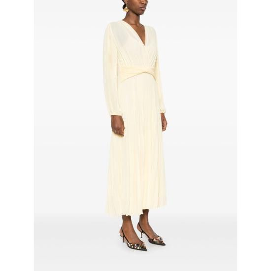 TWINSET TWINSET Women Dresses 251TP2330 12143 YELLOW Size M / US 6-8 / IT 42-44 - 2 Thumbnail
