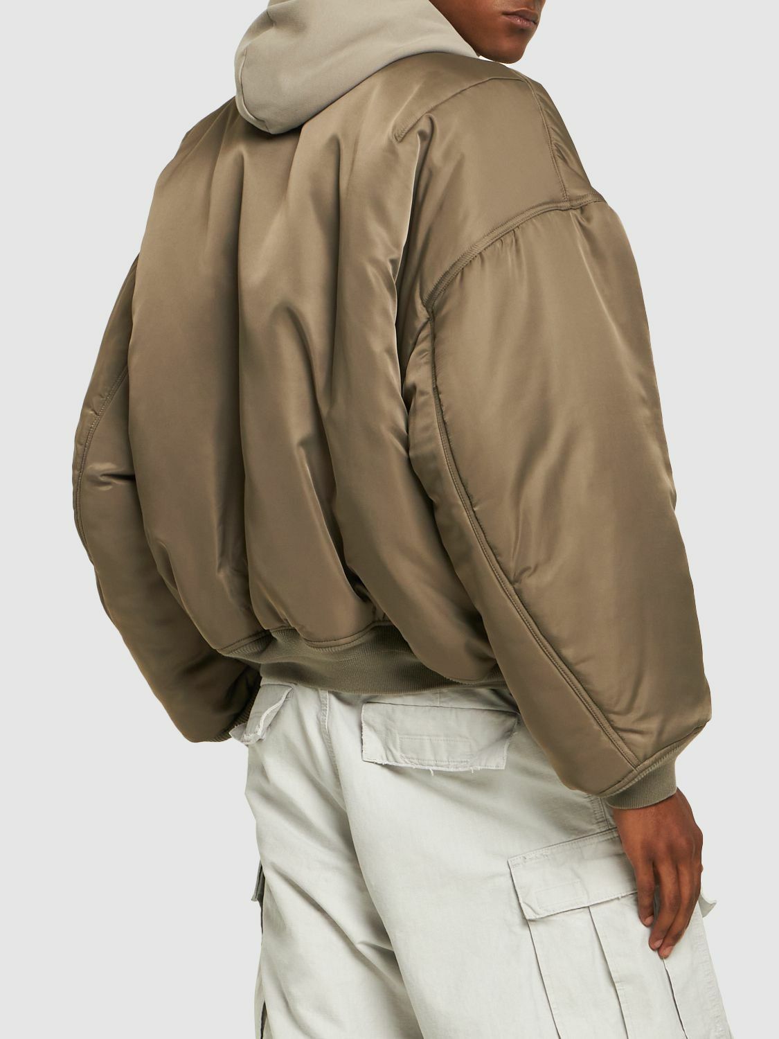 Balenciaga All In Nylon Bomber Jacket Size US S / EU 44-46 / 1 - 3 Thumbnail