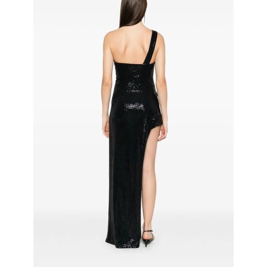 Iro IRO Women Dresses ANTIGUA WM33 BLA11 BLACK Size S / US 4 / IT 40 - 4 Thumbnail