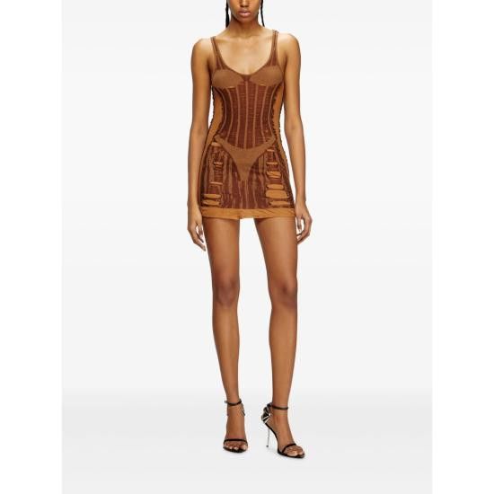 DIESEL Women Dresses 0BJBIM A19215 7DG BROWN