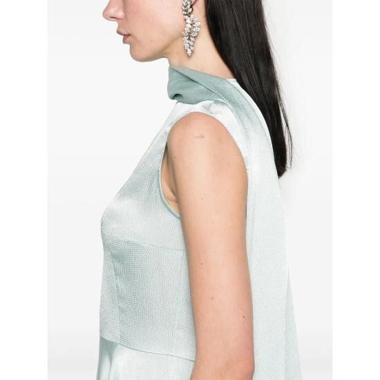 Solace London SOLACE LONDON Women Dresses OS43037 OPAL BLUE Size L / US 10 / IT 46 - 2 Thumbnail