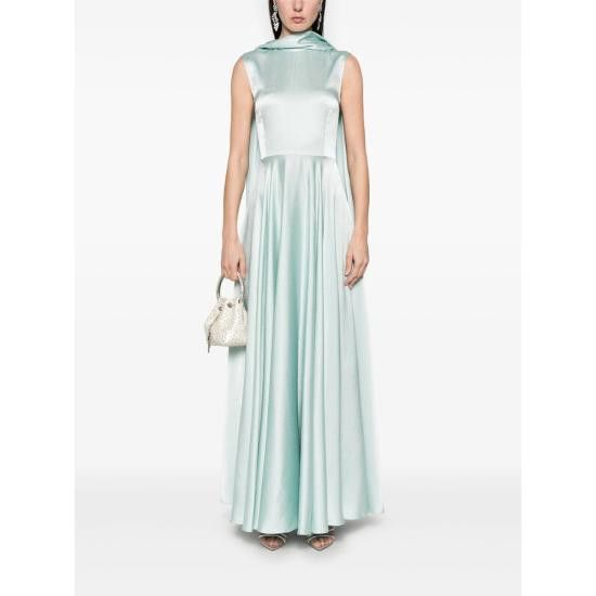 Solace London SOLACE LONDON Women Dresses OS43037 OPAL BLUE Size L / US 10 / IT 46 - 5 Thumbnail