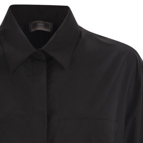 Herno HERNO Women Shirts CM000019D BLACK Size S / US 4 / IT 40 - 4 Thumbnail