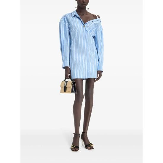 Jacquemus JACQUEMUS Women Dresses 243DR094 1691 3EV BLUE Size XS / US 0-2 / IT 36-38 - 5 Thumbnail