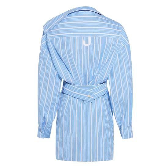 Jacquemus JACQUEMUS Women Dresses 243DR094 1691 3EV BLUE Size XS / US 0-2 / IT 36-38 - 2 Thumbnail