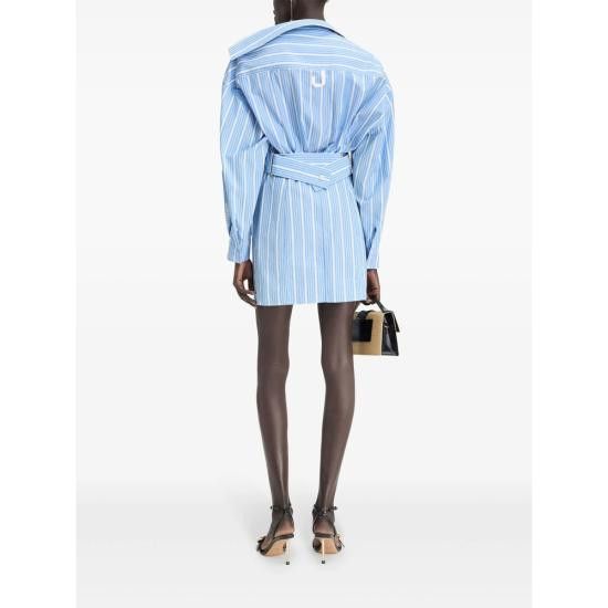 Jacquemus JACQUEMUS Women Dresses 243DR094 1691 3EV BLUE Size XS / US 0-2 / IT 36-38 - 4 Thumbnail
