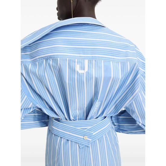 Jacquemus JACQUEMUS Women Dresses 243DR094 1691 3EV BLUE Size XS / US 0-2 / IT 36-38 - 3 Thumbnail