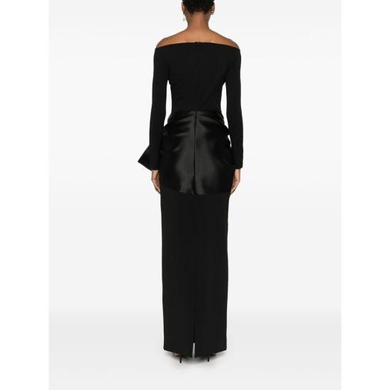 Solace London SOLACE LONDON Women Dresses OS42025 BLACK Size S / US 4 / IT 40 - 3 Thumbnail