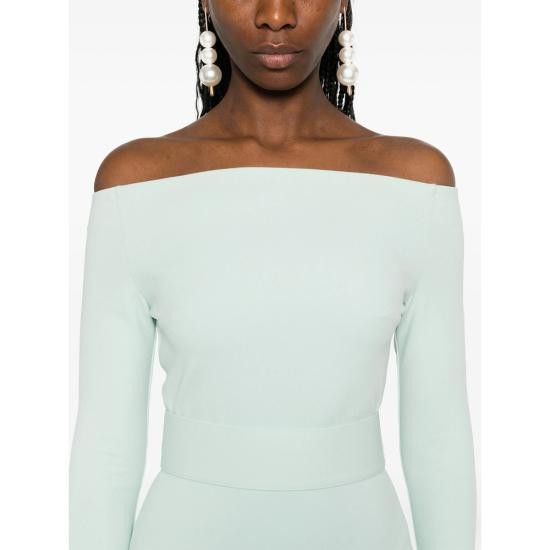 Solace London SOLACE LONDON Women Dresses OS28038 OPAL GREEN Size XL / US 12-14 / IT 48-50 - 2 Thumbnail