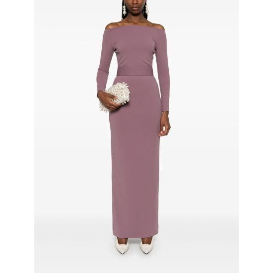 Solace London SOLACE LONDON Women Dresses OS28038 ACAI PURPLE Size M / US 6-8 / IT 42-44 - 4 Thumbnail