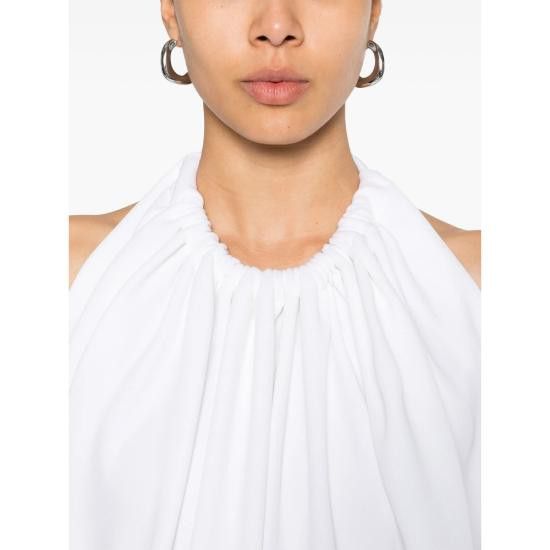 Sportmax SPORTMAX Women Dresses ARIZONA 001 WHITE Size M / US 6-8 / IT 42-44 - 2 Thumbnail