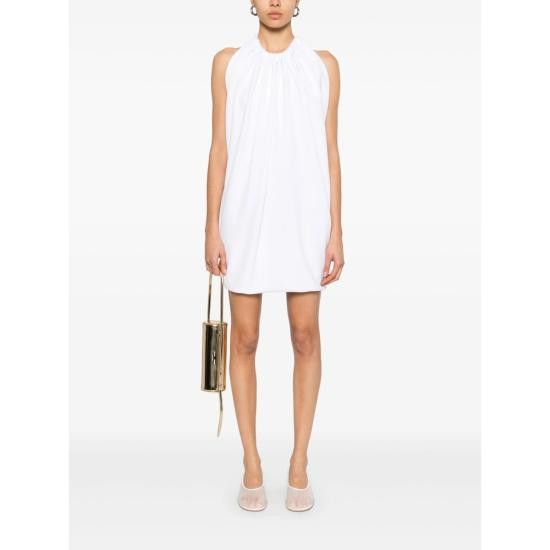 Sportmax SPORTMAX Women Dresses ARIZONA 001 WHITE Size M / US 6-8 / IT 42-44 - 4 Thumbnail
