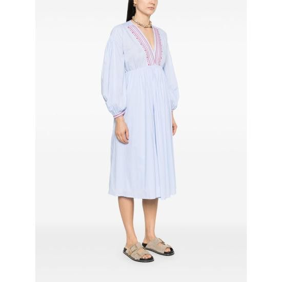 A.P.C. A.P.C. Women Dresses COHHH F35203 IAB BLUE Size XS / US 0-2 / IT 36-38 - 3 Thumbnail