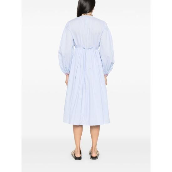 A.P.C. A.P.C. Women Dresses COHHH F35203 IAB BLUE Size XS / US 0-2 / IT 36-38 - 4 Thumbnail