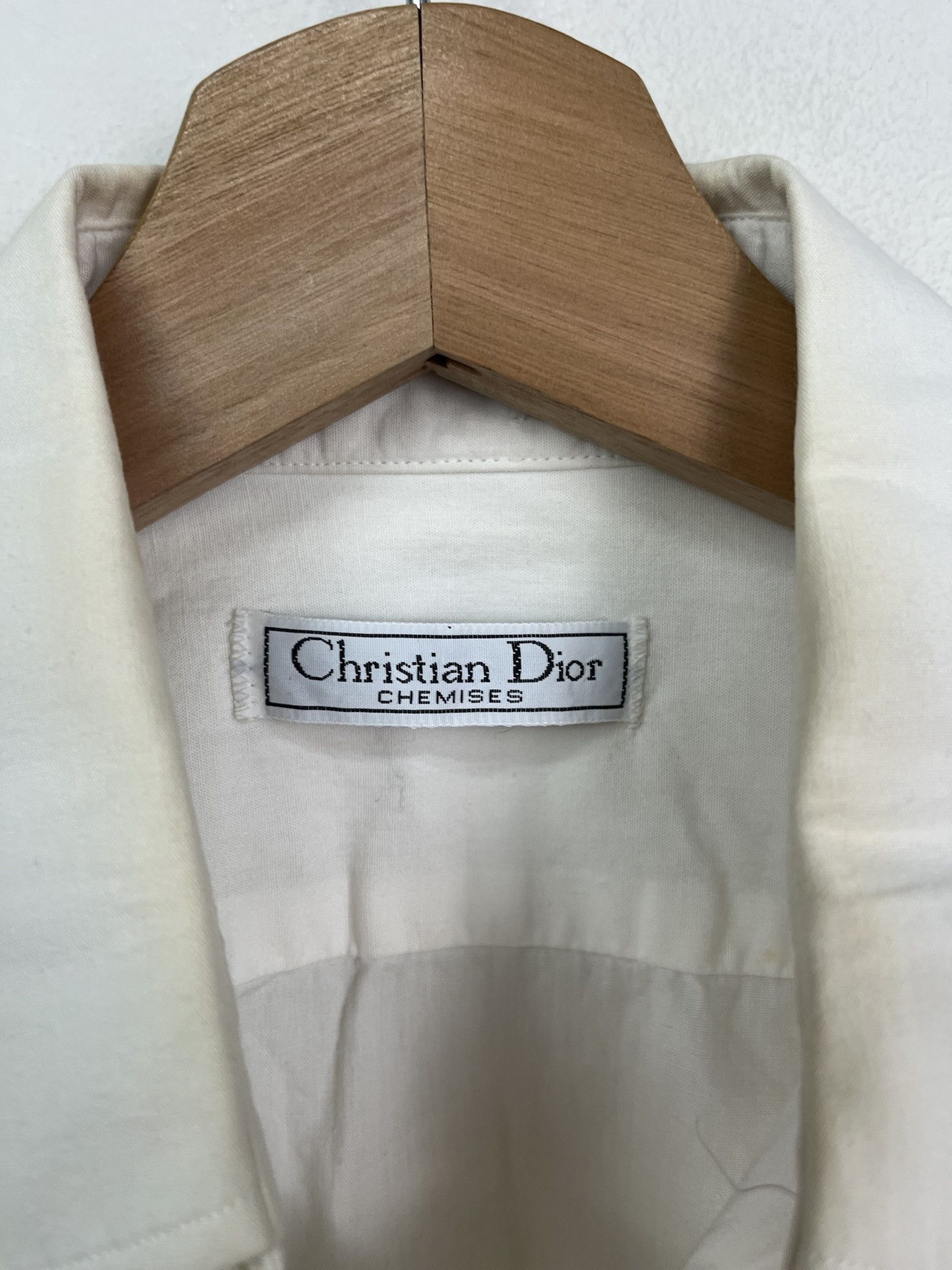 Other Vintage 1980s Christian Dior Distressed Button Down Size S Size US S / EU 44-46 / 1 - 2 Thumbnail