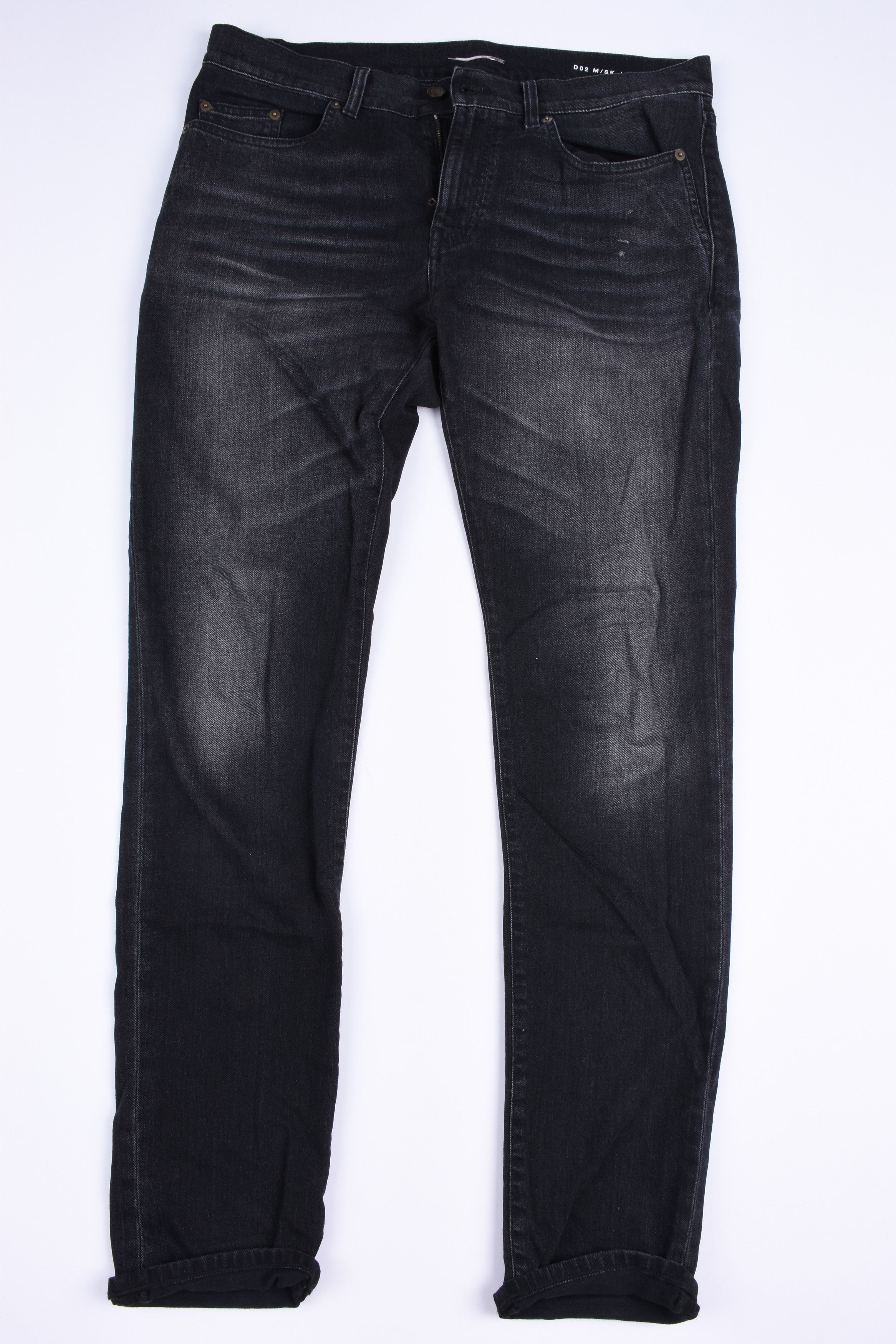 Saint Laurent Paris D02 faded black Jeans Size US 32 / EU 48 - 1 Thumbnail