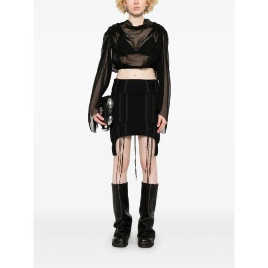 Rick Owens RICK OWENS Women Blouses RO01E7264 S 09 BLACK Size M / US 6-8 / IT 42-44 - 3 Thumbnail