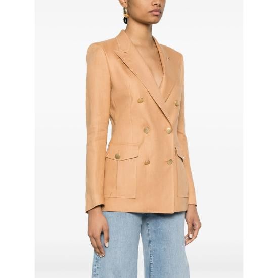 Tagliatore TAGLIATORE Women Suit Jackets 340021 J HONEY EA912 BROWN Size XL / US 12-14 / IT 48-50 - 2 Thumbnail