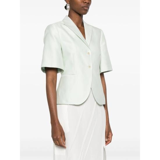 Fabiana Filippi FABIANA FILIPPI Women Suit Jackets GCD275F677 D787 6161 GREEN Size L / US 10 / IT 46 - 3 Thumbnail