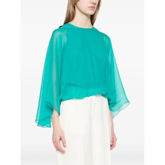 Alberta Ferretti ALBERTA FERRETTI Women Tops 0114 A0805 370 GREEN Size M / US 6-8 / IT 42-44 - 3 Thumbnail