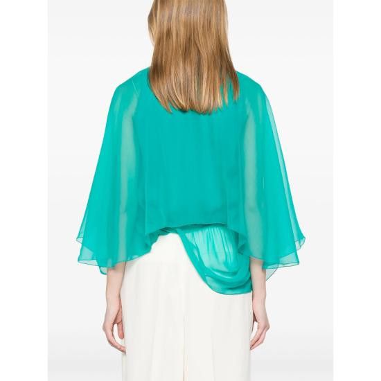 Alberta Ferretti ALBERTA FERRETTI Women Tops 0114 A0805 370 GREEN Size M / US 6-8 / IT 42-44 - 4 Thumbnail