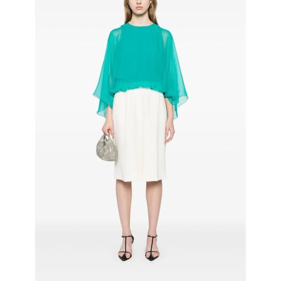 Alberta Ferretti ALBERTA FERRETTI Women Tops 0114 A0805 370 GREEN Size M / US 6-8 / IT 42-44 - 5 Thumbnail