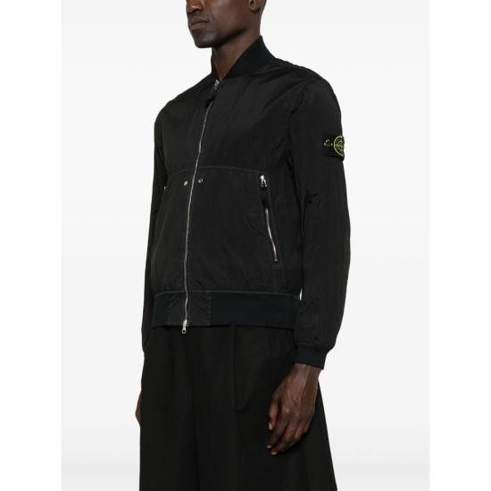 Stone Island STONE ISLAND Men Bomber Jackets 154100019 S0020 V0029 BLACK Size US M / EU 48-50 / 2 - 5 Thumbnail