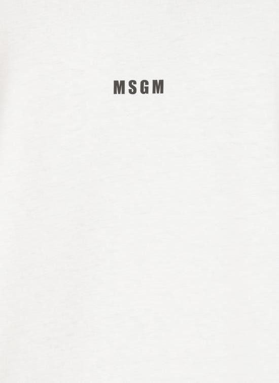 MSGM MSGM Men T-Shirts 2000MM500 20000201 White Size US XS / EU 42 / 0 - 8 Thumbnail