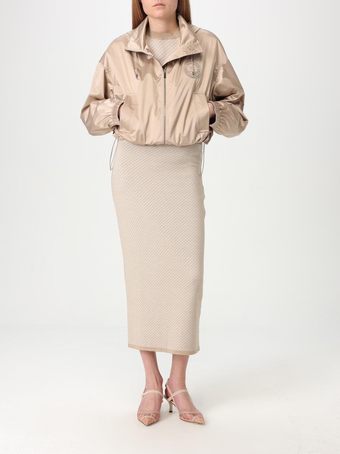Fendi Fendi Jacket Woman Brown Size XS / US 0-2 / IT 36-38 - 2 Thumbnail