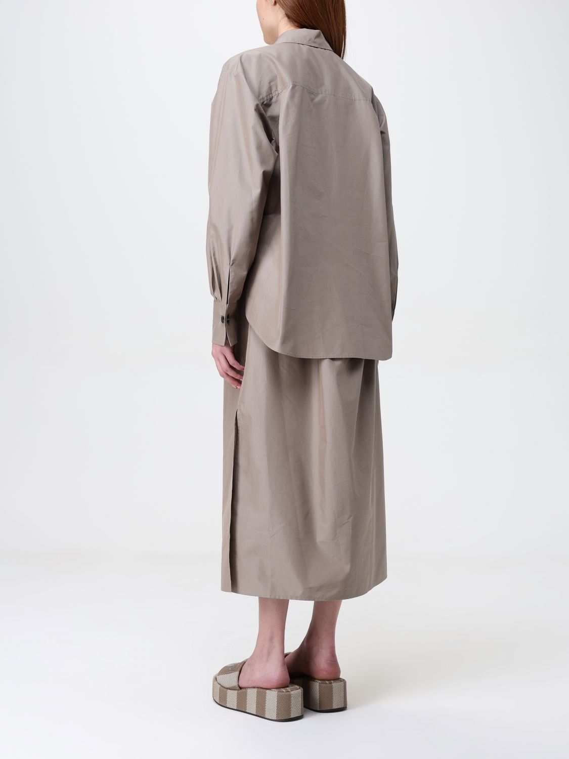 Fendi Fendi Dress Woman Beige Size S / US 4 / IT 40 - 3 Thumbnail