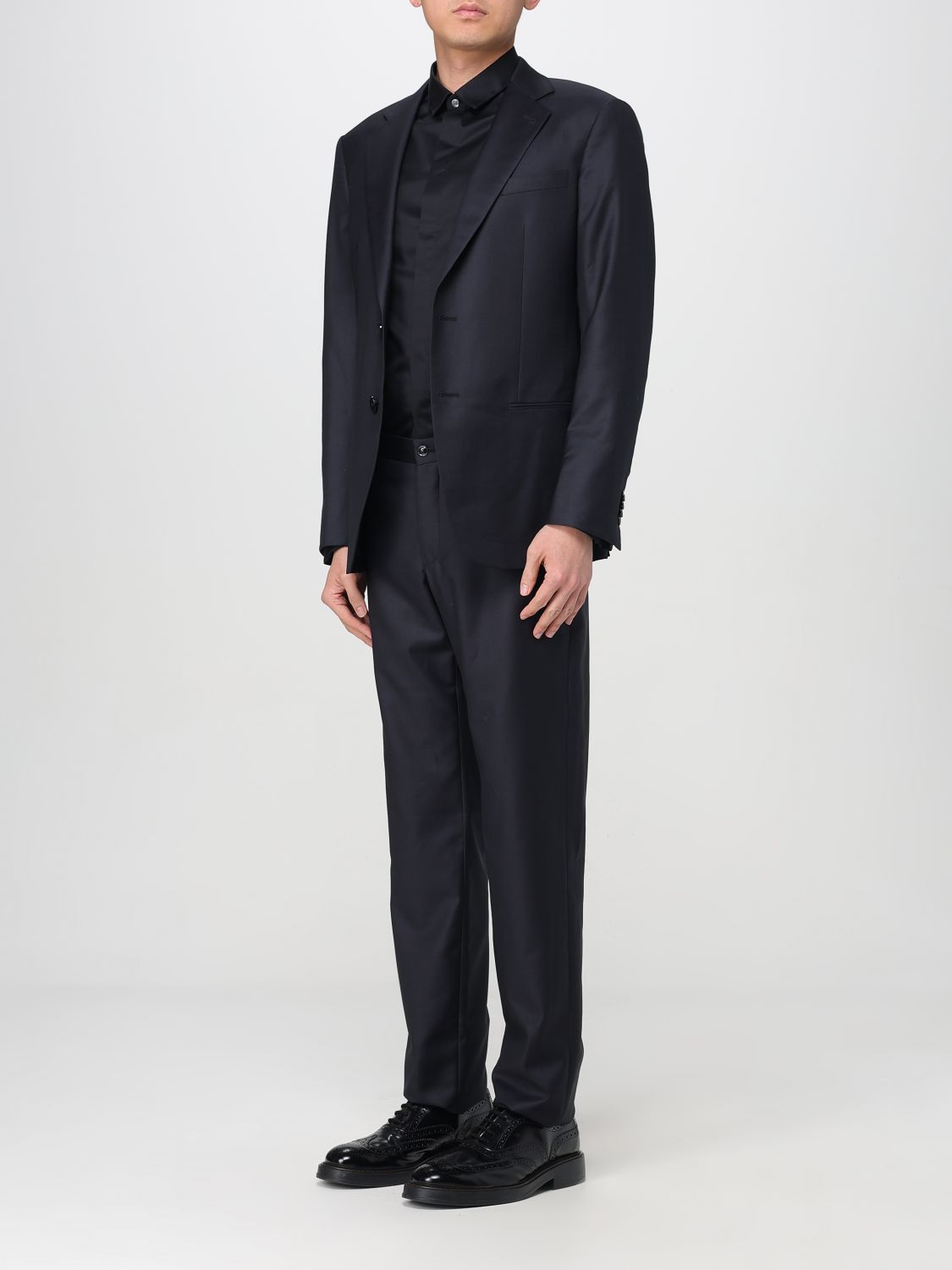 Giorgio Armani Giorgio Armani Suit Men Blue Size US XL / EU 56 / 4 - 4 Thumbnail