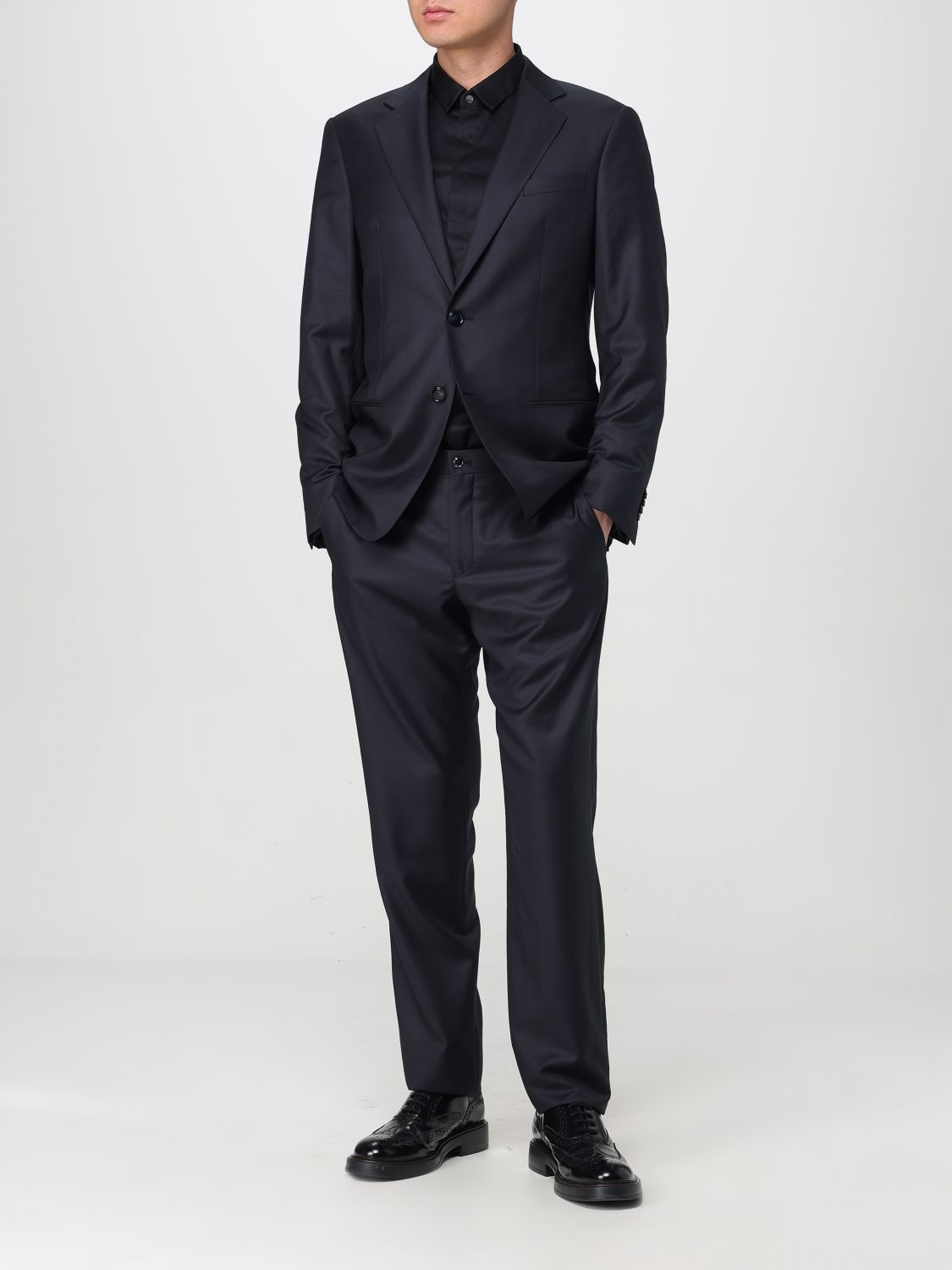 Giorgio Armani Giorgio Armani Suit Men Blue Size US XL / EU 56 / 4 - 2 Thumbnail