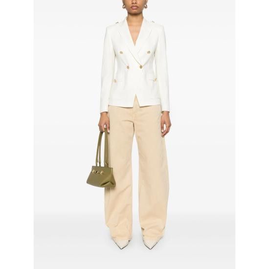 Tagliatore TAGLIATORE Women Suit Jackets 340205 J DARLENE EX821 WHITE Size M / US 6-8 / IT 42-44 - 5 Thumbnail