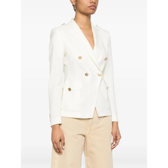 Tagliatore TAGLIATORE Women Suit Jackets 340205 J DARLENE EX821 WHITE Size M / US 6-8 / IT 42-44 - 2 Thumbnail