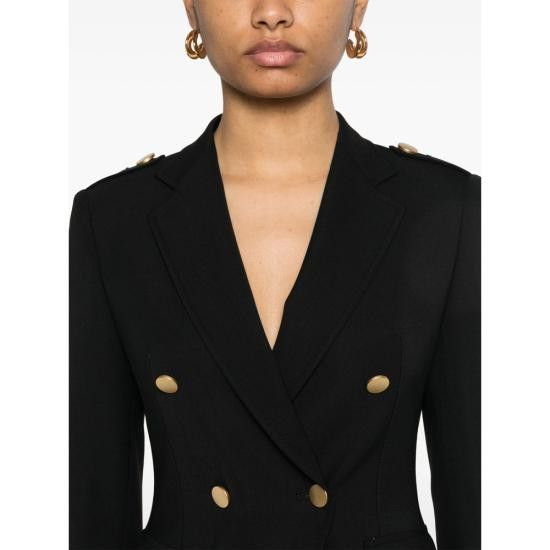 Tagliatore TAGLIATORE Women Suit Jackets 340205 J DARLENE EN888 BLACK Size M / US 6-8 / IT 42-44 - 2 Thumbnail