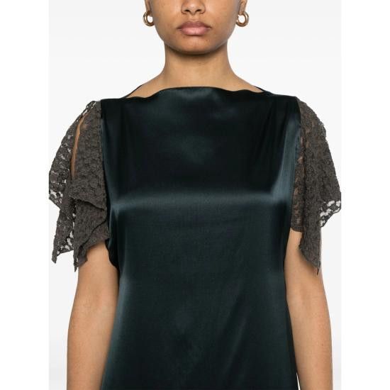 Baserange BASERANGE Women Dresses DROL SS OLIN ABLUE Size M / US 6-8 / IT 42-44 - 5 Thumbnail