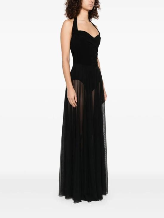 Norma Kamali NORMA KAMALI Women Dresses KK4243PMG50001 BLACK Size M / US 6-8 / IT 42-44 - 3 Thumbnail